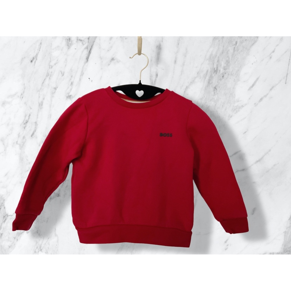 Hugo BOSS Vibrant Red Crewneck Sweatshirt